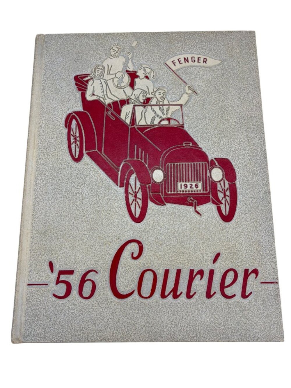 1956 Fenger High School Yearbook Courier Chicago IL Signed Vintage Annual